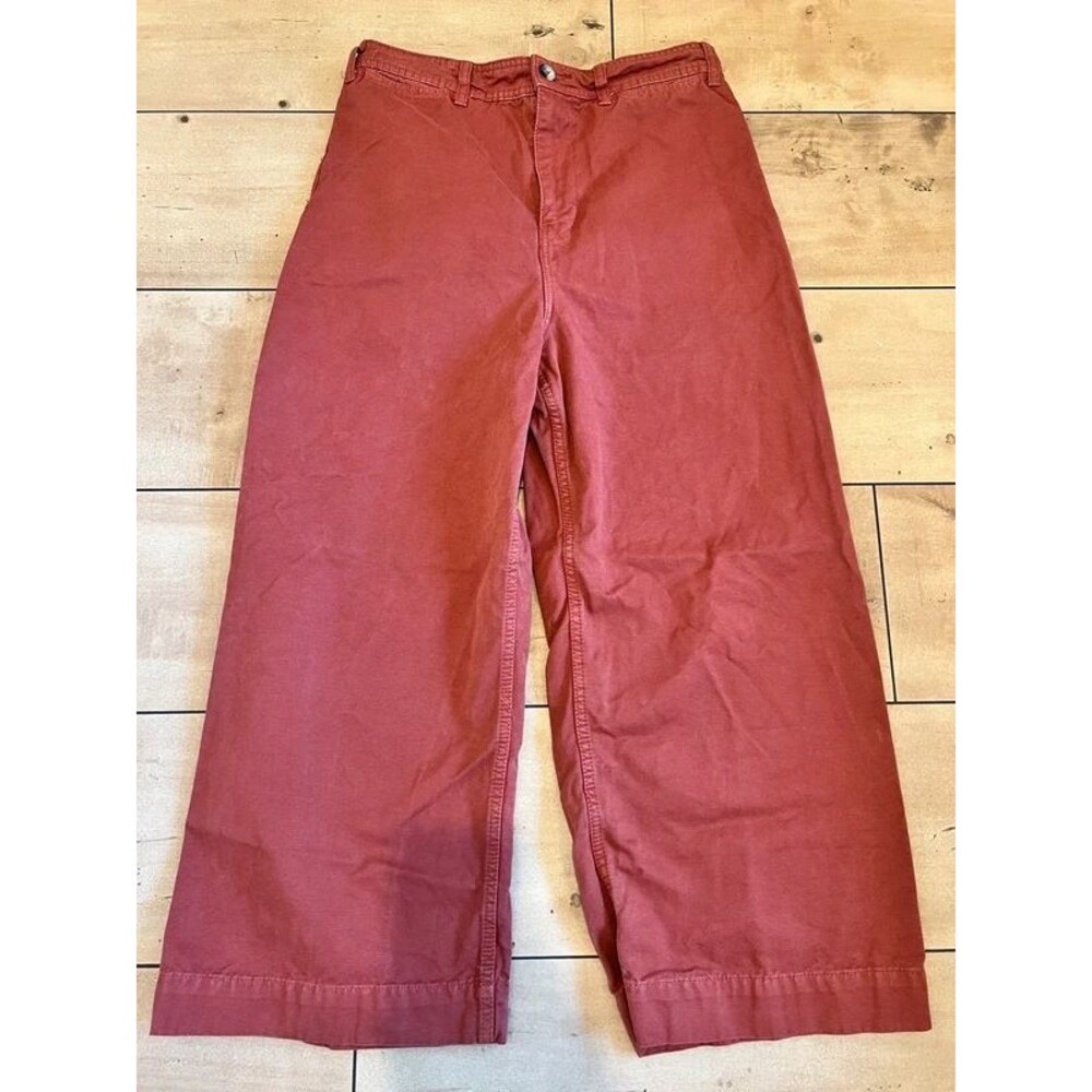 We The Free by Free People Wide-Leg Pants – Women’s Size 30 Rust Red